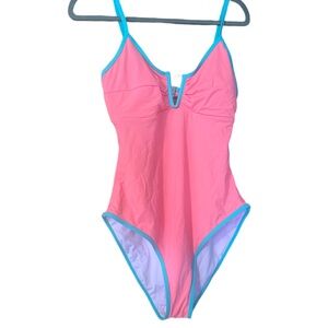 Brand New! Popvil Pink and Blue One Piece Swimsuit